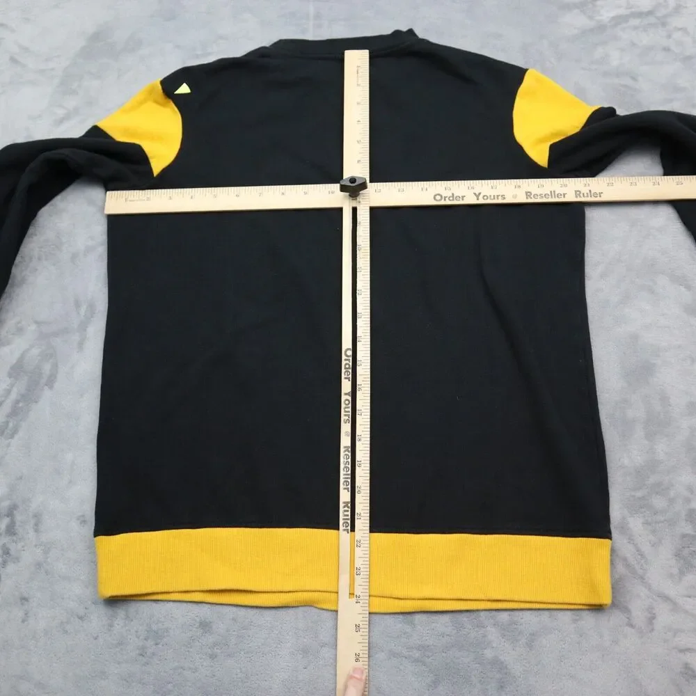 Disney Sweatshirt Boys XL Black Crew Neck Long Sleeve Graphic Print Pullover